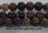 CAA1036 15.5 inches 6mm round dragon veins agate beads wholesale