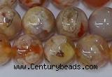 CAA1074 15.5 inches 12mm round sakura agate gemstone beads