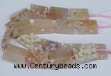 CAA1131 15.5 inches 30*40mm rectangle sakura agate gemstone beads