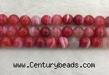 CAA1896 15.5 inches 16mm round banded agate gemstone beads