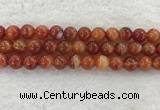 CAA1905 15.5 inches 14mm round banded agate gemstone beads