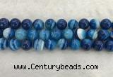 CAA1936 15.5 inches 16mm round banded agate gemstone beads