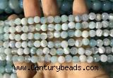 CAA2240 15.5 inches 6mm faceted round banded agate beads