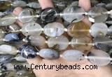 CAA3741 15.5 inches 18*25mm oval Montana agate beads wholesale