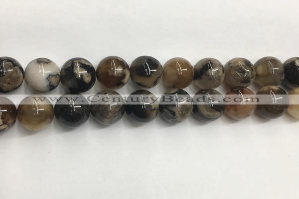 CAA3974 15.5 inches 14mm round sakura agate gemstone beads