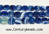 CAA4770 15.5 inches 20*20mm square banded agate beads wholesale