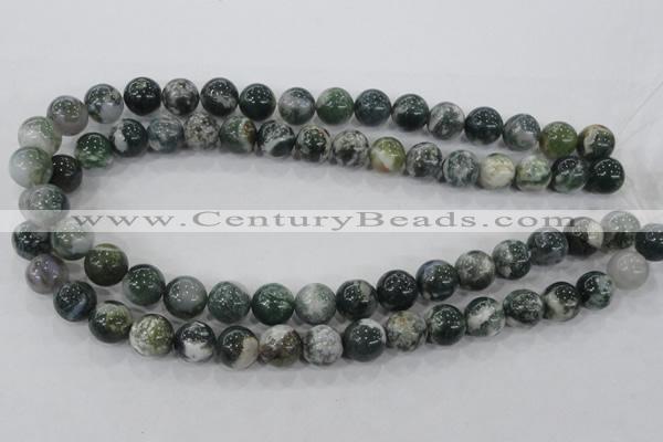 CAA703 15.5 inches 12mm round tree agate gemstone beads wholesale