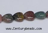 CAB454 15.5 inches 12*12mm heart indian agate gemstone beads