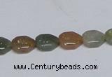 CAB467 15.5 inches 8*10mm freeform indian agate gemstone beads