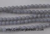 CAG2365 15.5 inches 4mm round blue lace agate beads wholesale