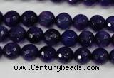 CAG4495 15.5 inches 8mm faceted round fire crackle agate beads