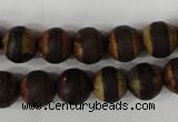 CAG4758 15 inches 10mm round tibetan agate beads wholesale