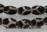 CAG5087 15.5 inches 8*12mm drum tibetan agate beads wholesale