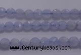 CAG5995 15.5 inches 4mm faceted round blue lace agate beads