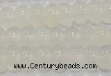 CAG6522 15.5 inches 6*10mm rondelle Brazilian white agate beads