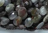 CAG754 15.5 inches 8*10mm faceted oval botswana agate beads