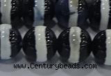 CAG9137 15.5 inches 16mm round tibetan agate beads wholesale