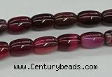 CAG9623 15.5 inches 8*12mm drum dragon veins agate beads wholesale