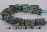 CAG9697 15.5 inches 30*45mm - 35*50mm rectangle ocean agate beads