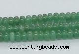 CAJ10 15.5 inches 4*6mm rondelle green aventurine jade beads