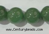 CAJ407 15.5 inches 18mm round green aventurine beads wholesale