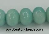 CAM128 15.5 inches 13*18mm rondelle amazonite gemstone beads