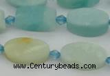 CAM1426 15.5 inches 10*16mm oval Chinese amazonite beads