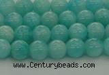 CAM1551 15.5 inches 6mm round natural peru amazonite beads