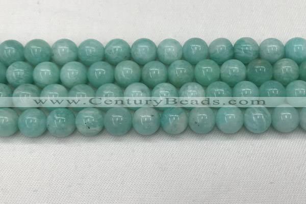 CAM1693 15.5 inches 10mm round natural amazonite gemstone beads