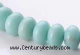 CAM35 natural amazonite 8*12mm rondelle gemstone beads Wholesale