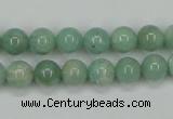 CAM401 15.5 inches 8mm round natural russian amazonite beads wholesale