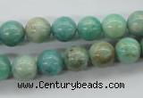 CAM524 15.5 inches 10mm round mexican amazonite gemstone beads