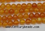 CAR102 15.5 inches 5mm round natural amber beads