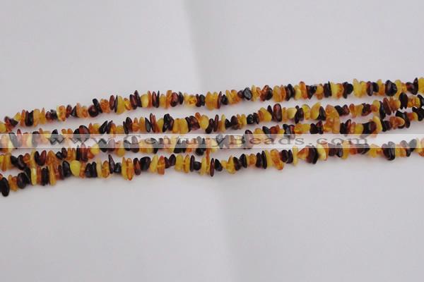 CAR204 24 inches 3*8mm natural amber chips beads wholesale