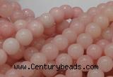 CAS04 15.5 inches 8mm round pink angel skin gemstone beads