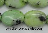 CAU204 15.5 inches 18*25mm oval Australia chrysoprase beads