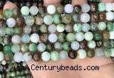 CAU436 15.5 inches 8mm round Australia chrysoprase beads wholesale