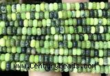 CAU580 15 inches 3*4mm rondelle Australia chrysoprase beads