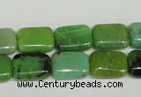 CAU63 15.5 inches 10*14mm rectangle Australia chrysoprase beads