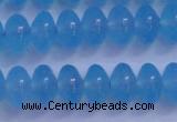 CBC271 15.5 inches 5*8mm A grade rondelle ocean blue chalcedony beads