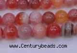 CBC402 15.5 inches 8mm A grade round orange chalcedony beads