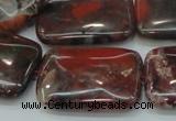 CBD09 15.5 inches 22*30mm rectangle brecciated jasper gemstone beads