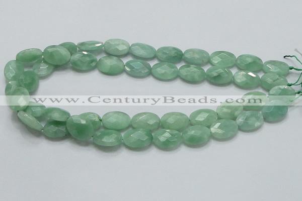 CBJ30 15.5 inches 13*18mm faceted oval jade beads wholesale