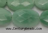 CBJ31 15.5 inches 22*30mm faceted oval jade beads wholesale