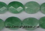 CBJ49 15.5 inches 15*20mm faceted oval jade beads wholesale