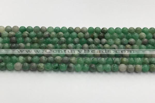 CBJ735 15.5 inches 6mm round jade gemstone beads wholesale