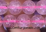 CBQ552 15.5 inches 8mm round strawberry quartz beads wholesale