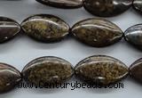 CBZ305 15.5 inches 12*20mm marquise bronzite gemstone beads wholesale