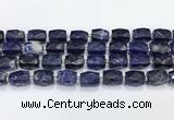 CCB889 11*15mm-12*16mm faceted cuboid sodalite beads wholesale