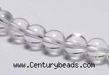 CCC02 15 inches 8mm round white crystal beads Wholesale